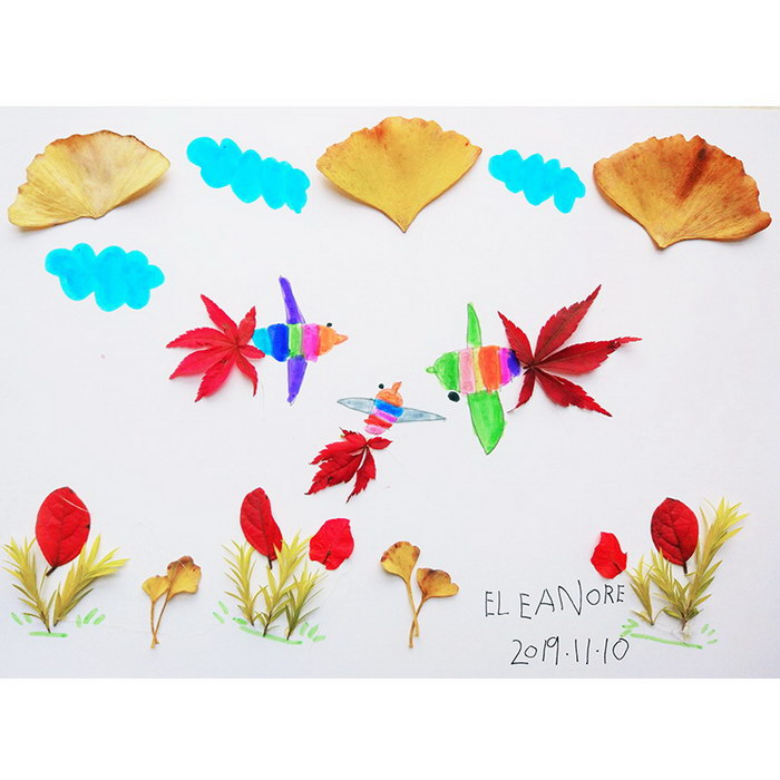 Botanical Specimen - Autumn Leaves#Botanical Painting#